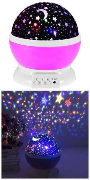 Rotating star master night light