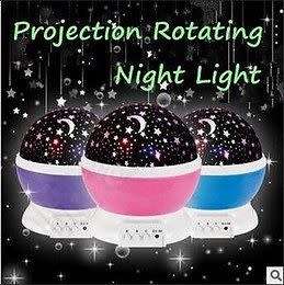 Rotating star master night light