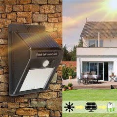 Motion Activated Solar Wall Light