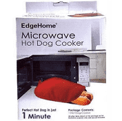Microwave hot dog cooker
