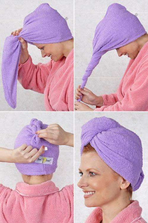 Hair wrap towel