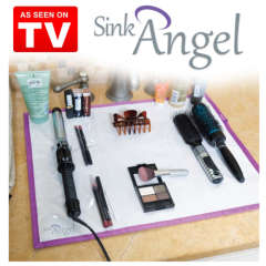 Sink angel bathroom organiser mat