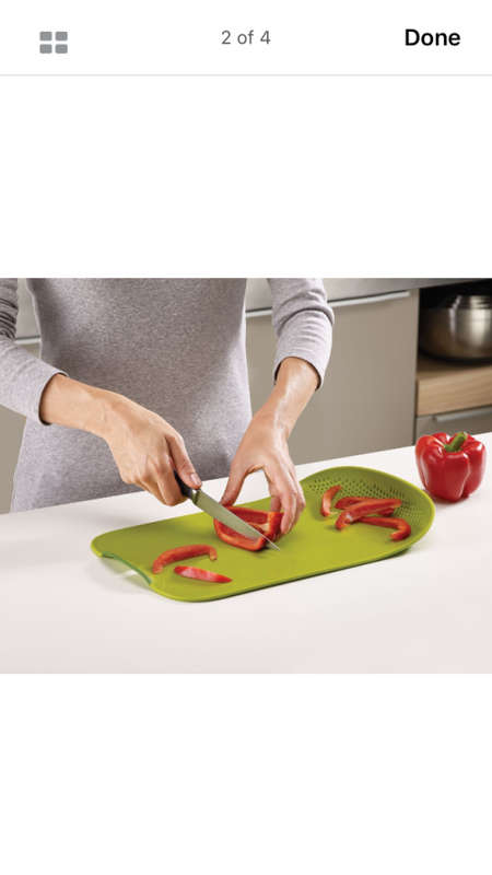 2 in drainer and chopping board