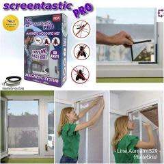 Magnetic mosquito net for windows