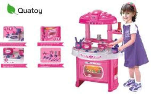 Kitchen playset with lights and sounds - ideal gift for young girls