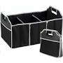 2 in 1 car boot trunk shopping 3 division organiser