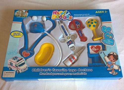 7 piece doctors medical toy set