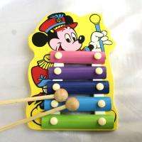 Wooden mickey xylophone toy gift for toddlers
