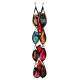 Hanging closet storage organiser for shoes, handbags, clothes
