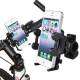 Adjustable universal bicycle motorbike cell phone holder mount