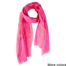 two tone pink scarf wrap 70% pashmina and 30% silk