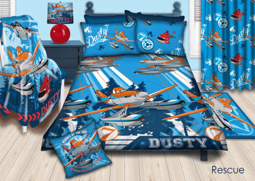 Disney planes dusty single duvet cover set