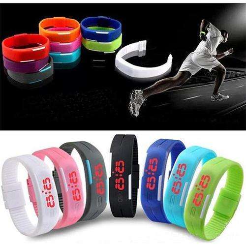 New unisex led sports touch screen wrist watch