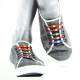 12 x V shoe laces