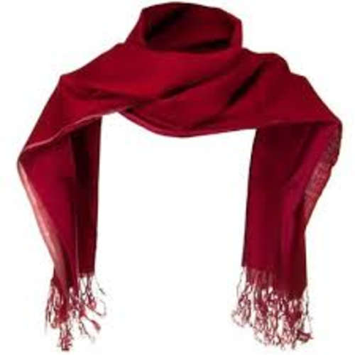 two tone red scarf wrap 70% pashmina and 30% silk