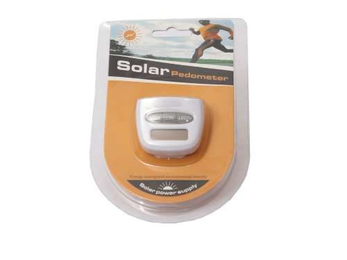 Solar pedometer
