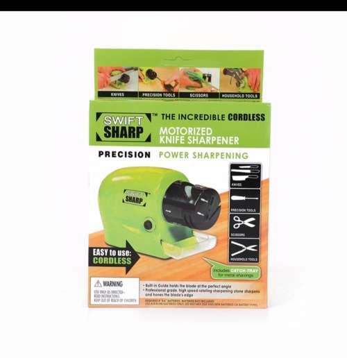 Battery operated knife sharpener