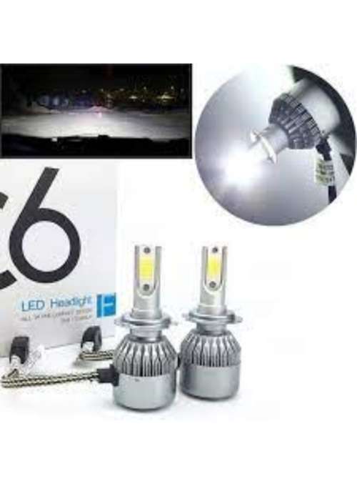 C6 Set of 2 - 3 pin led headlight