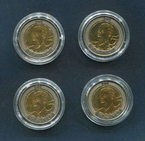 2008 R5 Mandela 90th Birthday - UNC in Capsules