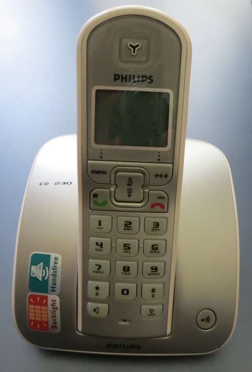 Philips Portable Hands-Free Telephone - CD230