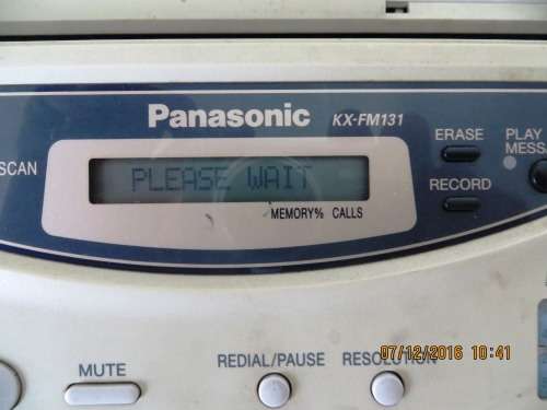 Panasonic KX-FM131 Fax/Answering Machine