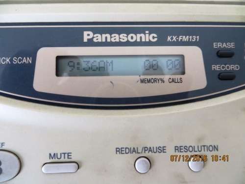 Panasonic KX-FM131 Fax/Answering Machine