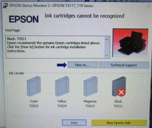 Epson Stylus TX117 Printer/Scanner/Copier