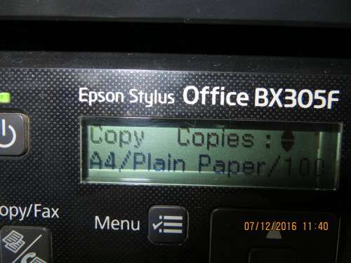 Epson Stylus Office BX305F All-In-One Printer/Scanner/Copier/Fax