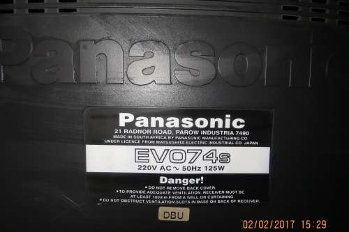 Panasonic EVO74s TV