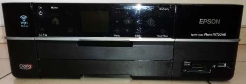 Epson Stylus Photo PX720WD Printer/Scanner/Copier ***Print Head Needs Attention*** Scanner is 100%