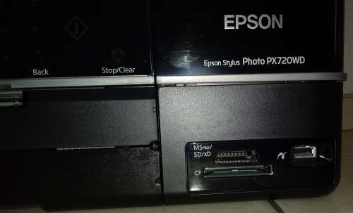 Epson Stylus Photo PX720WD Printer/Scanner/Copier ***Print Head Needs Attention*** Scanner is 100%