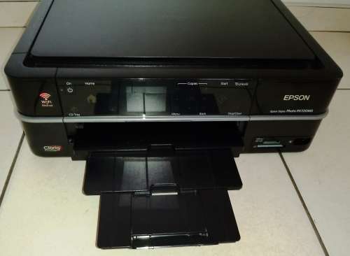 Epson Stylus Photo PX720WD Printer/Scanner/Copier ***Print Head Needs Attention*** Scanner is 100%