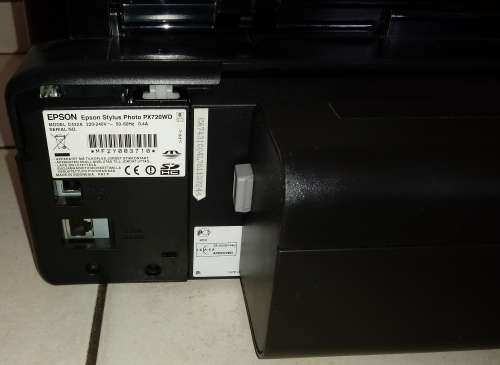 Epson Stylus Photo PX720WD Printer/Scanner/Copier ***Print Head Needs Attention*** Scanner is 100%