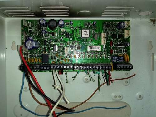 Paradox SP6000 Alarm Panel with Box - Used but working