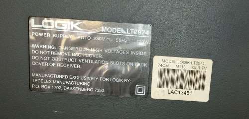 Logik LT2974 74cm TV