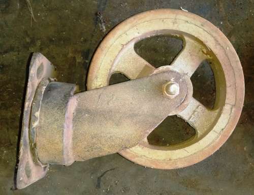 200mm Heavy Duty Metal Swivel Castor Wheels - set of 4