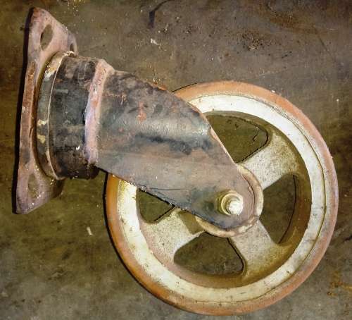 200mm Heavy Duty Metal Swivel Castor Wheels - set of 4