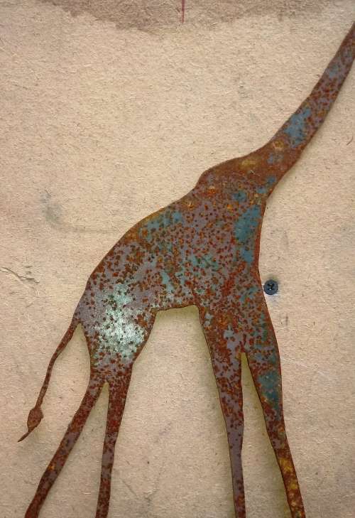 Fence Topping - Giraffe; unmounted