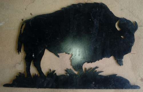 Fence Topping - Bison; unmounted