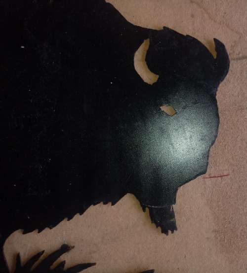 Fence Topping - Bison; unmounted