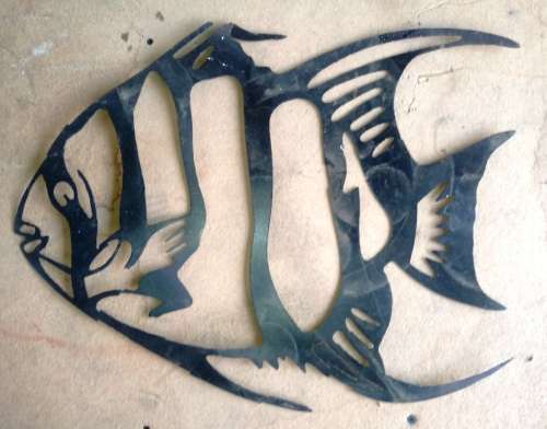Fence Topping - Angel Fish; unmounted