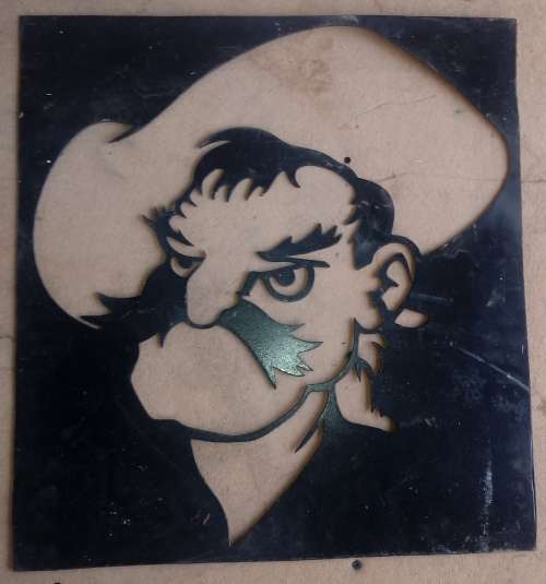 Fence Topping - Cowboy; unmounted