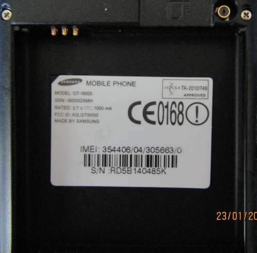 Samsung GT-I9000 Corpse ***For Spares or Repairs Only!***