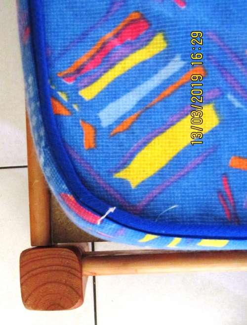 Single Bed & Mattress with Under-Bed Drawer - Knotty Pine with Oregon Pine Stain/Lacquer