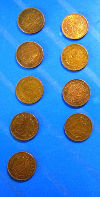 1/4d South African Coins