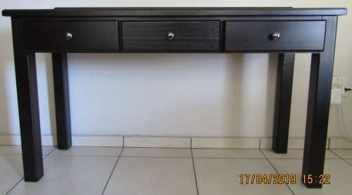 3-Drawer Dressing Table and Seat (or use as Writing Table or Side Board)