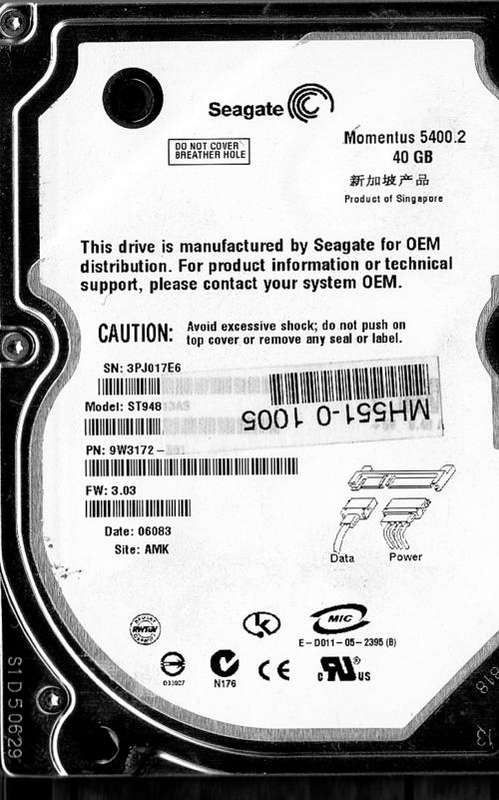 Seagate Momentus 40Gb 2.5"