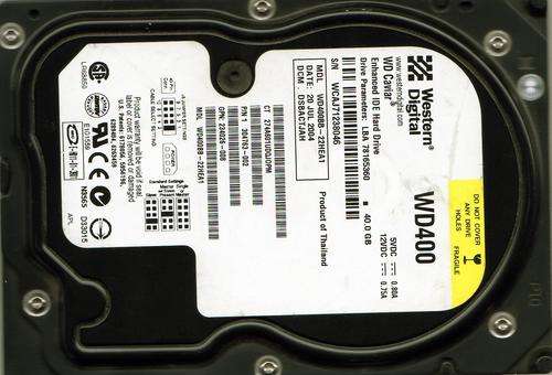 Hard Drive - 40Gb IDE
