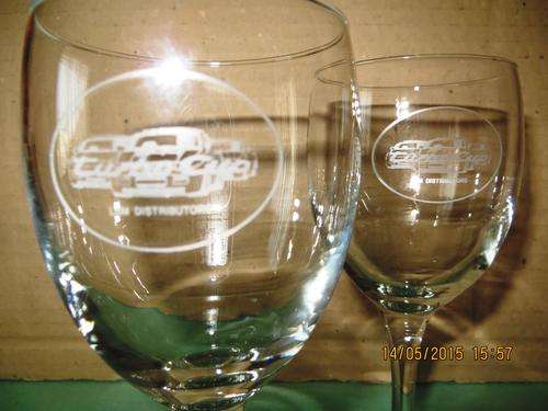 Porsche Turbo Cup Wine Glasses