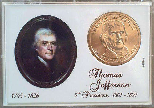 Presidential Unc One Dollar in special coin holder